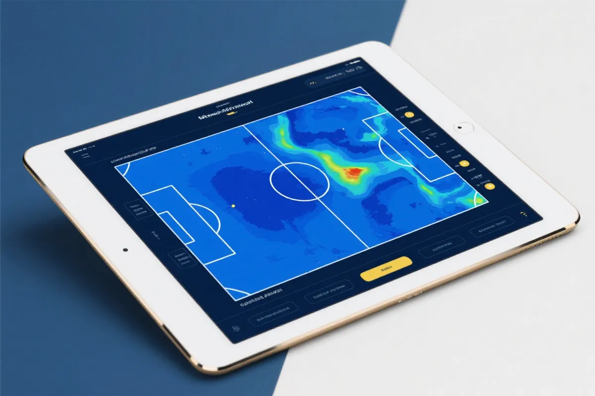 比赛热图与数据分析示意